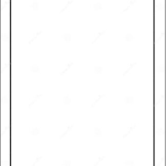 A4 Single Bordered unruled paper 80 GSM (60 sheets) for Assignment works, Letters and Projects
