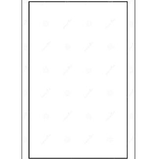 A4 Single Bordered unruled paper 80 GSM (60 sheets) for Assignment works, Letters and Projects